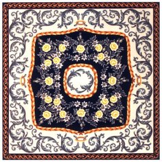 Канва жесткая с рисунком Панно с орнаментом 90 x 90 см 35.163 Gobelin L, Diamant