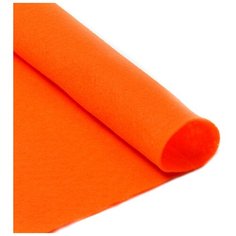 Фетр в рулоне жесткий IDEAL 1мм 100см FLT-H2 уп.1м цв.645 бл.оранжевый