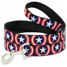 Поводок Captain America / Капитан Америка Синий (120 см) Buckle Down