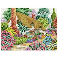 Дом в саду Мозаика на подрамнике 30х40 30х40 Белоснежка 080-ST-S