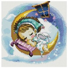 Нежный сон Мозаика на подрамнике 30х30 30х30 Белоснежка 135-ST-S