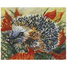 Ежик в осеннем лесу Мозаика на подрамнике 20х25 20х25 см Белоснежка 558-ST-S