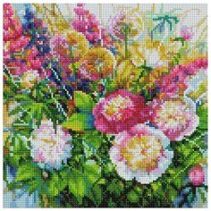 Июньский полонез Мозаика на подрамнике 30х30 30х30 Белоснежка 526-ST-S