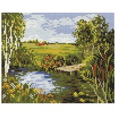 Речная прохлада Мозаика на подрамнике 20х25 20х25 см Белоснежка 555-ST-S