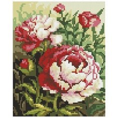 Цветущий куст Мозаика на подрамнике 20х25 20х25см Белоснежка 549-ST-S