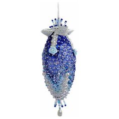 Набор для творчества - елочная игрушка Синий кристалл 13,5 см FS-075 ФИЛИГРИС