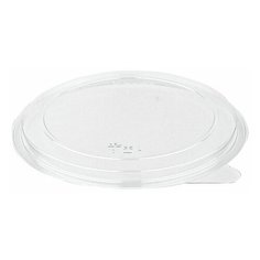 Крышки для одноразовых круглых контейнеров СпК-132, комплект 500 шт., ПЭТ, контейнеры 605115 Стиролпласт