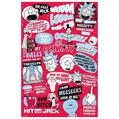 Постер Rick And Morty: Quotes GB Eye