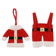 Новогодний костюмчик для столовых приборов, 10 см, разные модели, Koopman International DH9816900