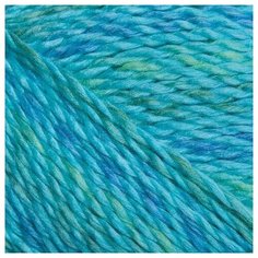 Пряжа для вязания ПЕХ Радужный стиль (30% шерсть, 70% ПАН) 5х100г/200м цв.1031 мулине бирюза/салатовый Пехорка ПЕХ.радуж.СТ.1031