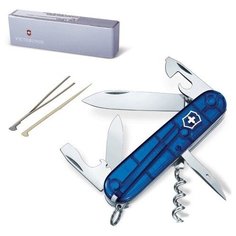 Подарочный нож VICTORINOX "Spartan", 91 мм, складной, синий, 12 функций, 1.3603.2