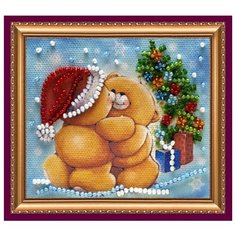 Набор для вышивания с магнитом абрис АРТ AMA-056 С Новым годом-7 8х7 см Abris ART