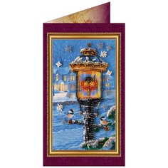 Набор для вышивания бисером абрис АРТ AO-031 С Новым годом-3 8,4х14 см Abris ART