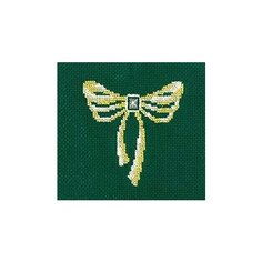 Набор для вышивания Сделай своими руками ССР.З-30 Золотые украшения.Бант 12х12 см