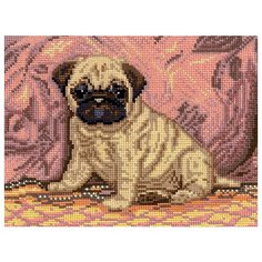 Набор для вышивания Сделай своими руками ССР.М-33 Мопс 21х17 см