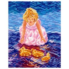 Набор для вышивания Сделай своими руками ССР.З-22 Золотые утята 17х21 см