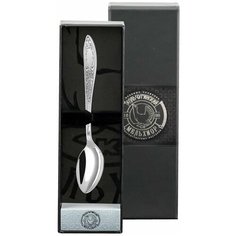 Ложка чайная посеребренная с позолотой "Жасмин" Кольчугинский мельхиор