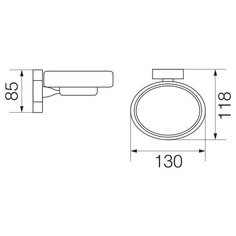 Мыльница Veragio BONJOUR VR.BNR-7850.BR
