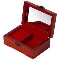 Шкатулка для украшений S-526 коричневый Ismat Decor
