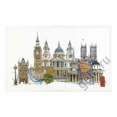 Набор для вышивания Лондон, канва лён 36 ct 79 x 50 см THEA GOUVERNEUR 470