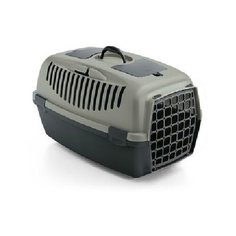 Stefanplast переноска gulliver 1 (до 6кг) с пластик.дверкой, зеленая, eco line 97098, 1,090 кг