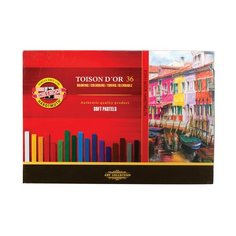Пастель мягкая художественная KOH-I-NOOR "Toison Dor", 36 цвета, квадратное сечение, 8585036001KS