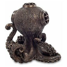 Статуэтка-часы в стиле Стимпанк Осьминог WS-189 113-904104 Veronese