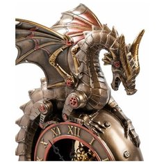 Статуэтка-часы в стиле Стимпанк Дракон WS-910 113-905350 Veronese