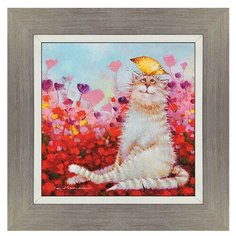 Панно керамическое Романтичный 15х15 ANG-961 113-504223 Artangels