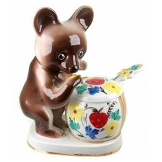 Скульптура. Дулёвский фарфоровый завод. Лакомка Коричневый. Высота 23