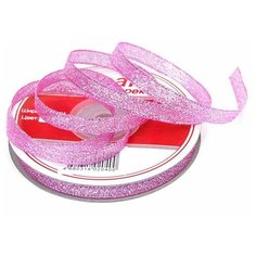 Лента IDEAL с люрексом ТВ-ЛЮР шир. 6мм цв.037 св.розовый уп.22,85 м