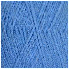Пряжа для вязания ПЕХ Джинсовый Ряд (50% шерсть, 50% акрил) 10х100г/250м цв.777 т.голубой меланж Пехорка ПЕХ.джин.Р.777