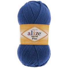 Пряжа для вязания Ализе Cotton gold plus (55% хлопок, 45% акрил) 5х100г/200м цв.279 джинс ALIZE COT.GOLD.PLUS.279