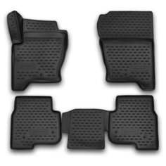 Коврики 3D в салон LAND ROVER Discovery 4, 2014->, 4 шт. (полиуретан) Element