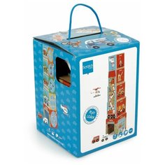 Башня Машинки и вертолетик, Scratch Europe (головоломка из картона, 6181088)