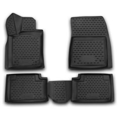 Коврики 3D в салон JEEP Grand Cherokee, 2014 ->, 4 шт. (полиуретан) Element