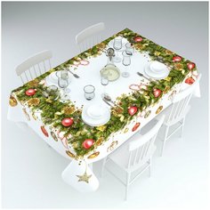 Скатерть Двенадцать месяцев Цвет: Белый (120х145 см) Сирень