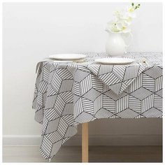 Доляна Скатерть + 4 салфетки Trend Цвет: Белый (145х200 см)