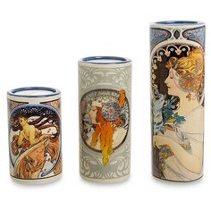 Набор подсвечников Cowslip - The Arts - Byzantine Альфонс Муха (Museum Parastone) pr-TS04MU 113-108012