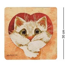 Наволочка гобеленовая Ты навсегда в моем сердце 30х30 ANG-835 113-503954 Artangels