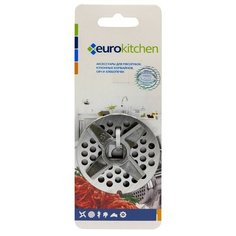 EUROKITCHEN Набор решетка и двухсторонний нож для мясорубки Eurokitchen NR1212