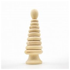 Пирамидка неокрашенная Wood Fun