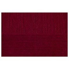 Пряжа для вязания ПЕХ Школьная (100% акрил) 5х50г/150м цв.323 т.бордо Пехорка ПЕХ.ШК.323