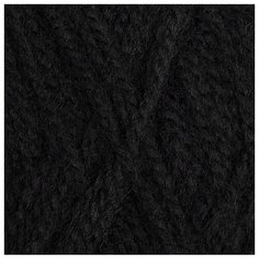 Пряжа для вязания ПЕХ Ангорская тёплая (40% шерсть, 60% акрил) 5х100г/480м цв.002 черный Пехорка ПЕХ.АНГ.Т.002