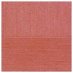 Пряжа для вязания ПЕХ Школьная (100% акрил) 5х50г/150м цв.351 св.коралл Пехорка ПЕХ.ШК.351