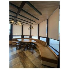 Рулонная штора на окно мини Эко (кофейный, 40, 180) Мастер Плюс