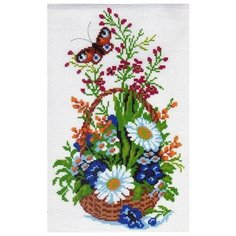 Корзина с ромашками Рисунок на канве 28/37 28х37 (18х30) Матренин Посад 416 28х37 (18х30) Матренин Посад 416)