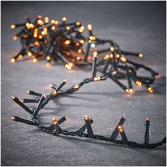 Гирлянда Luca Lighting 83771, 1000 ламп, теплый свет/темно-зеленый провод