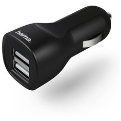 Автомобильное зар.устр. Hama H-1401660 1.2A1.2A универсальное черный 00173624