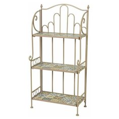 Садовый стеллаж тулуза, металл, мозаика, 30.5x57x118 см, Kaemingk 840920